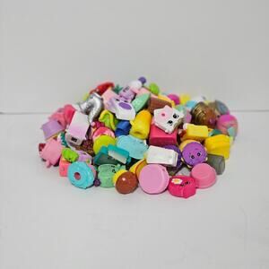 Shopkins Lot of 90 Various Seasons Metallic Musical Food Charms No Duplicates